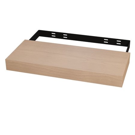 DESIGNS OF DISTINCTION 10" x 24" Contemporary Floating Shelf, Alder 01MFL102410AL1